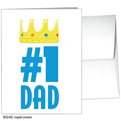 Royal Crown, Greeting Card (8024B)