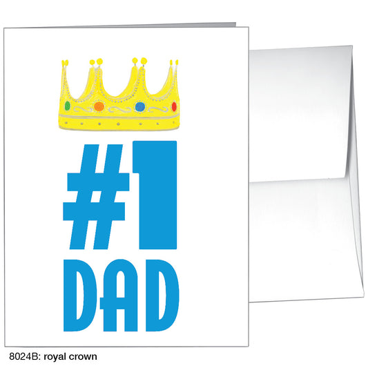 Royal Crown, Greeting Card (8024B)