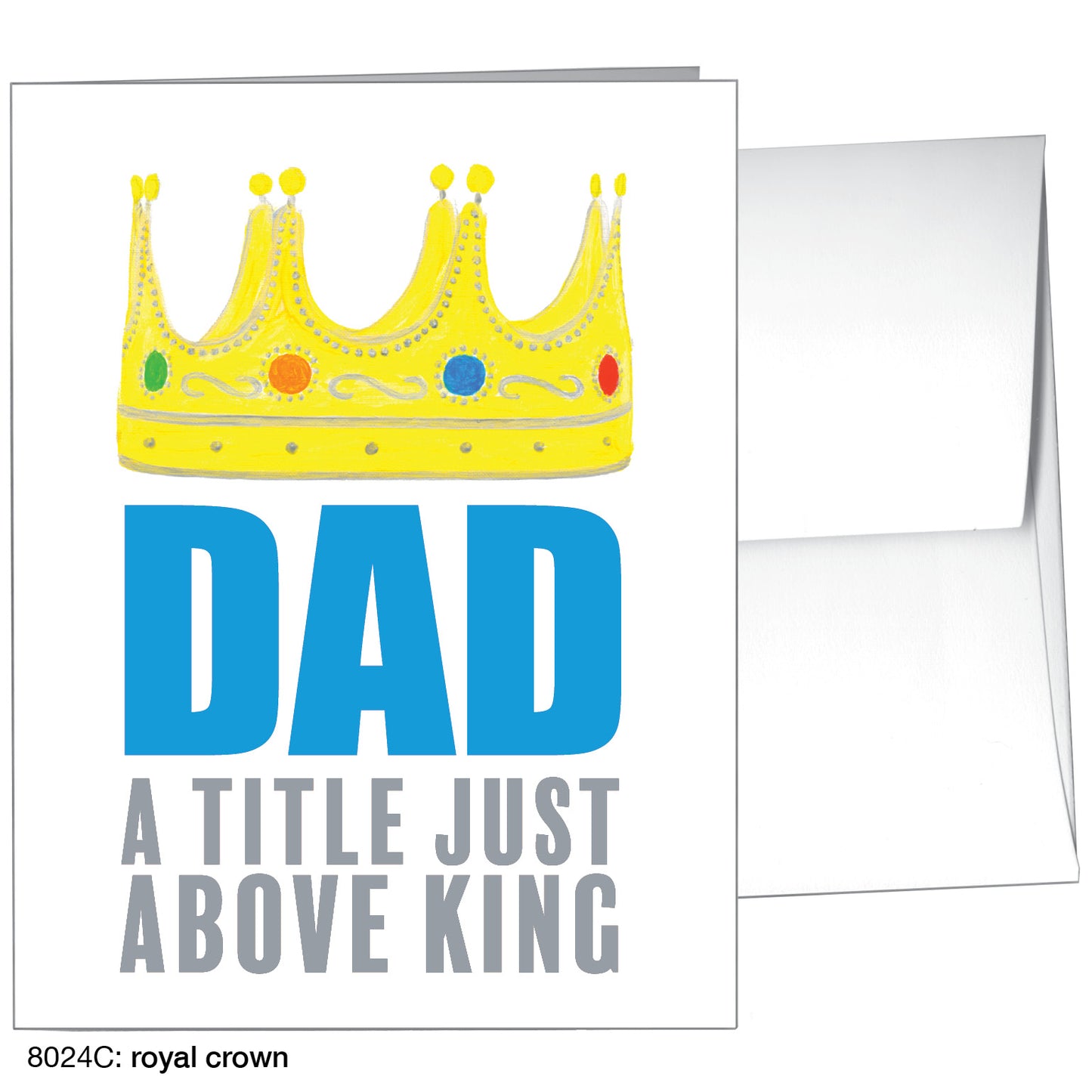 Royal Crown, Greeting Card (8024C)