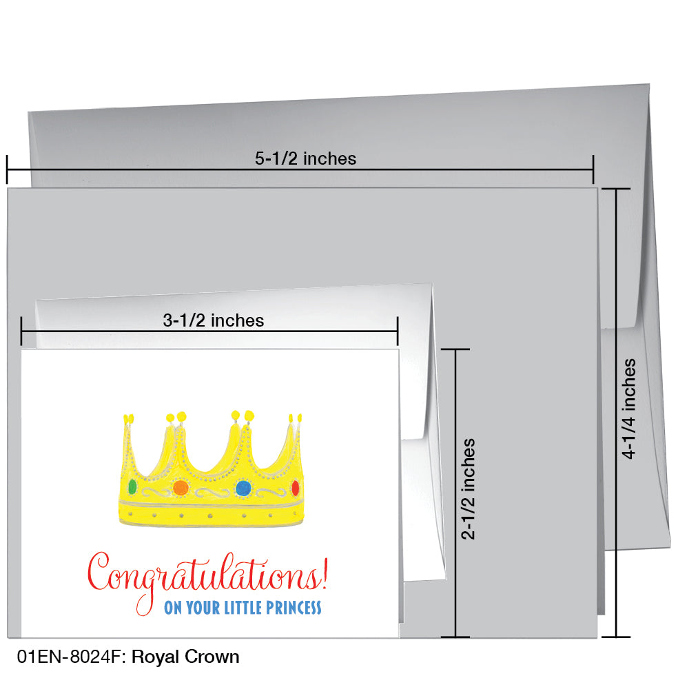 Royal Crown, Greeting Card (8024F)