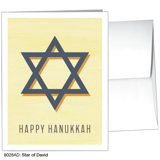 Star Of David, Greeting Card (8028AD)