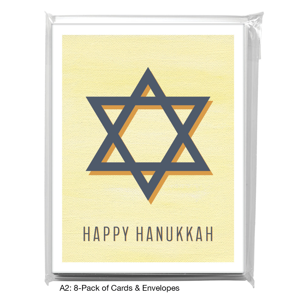 Star Of David, Greeting Card (8028AD)