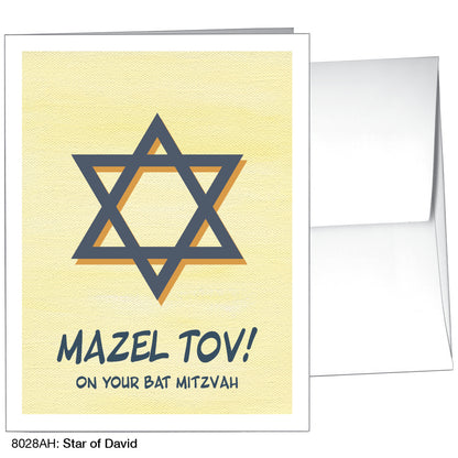 Star Of David, Greeting Card (8028AH)