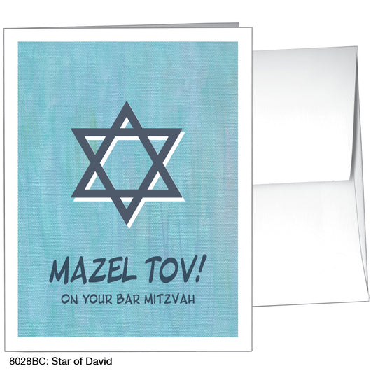 Star Of David, Greeting Card (8028BC)