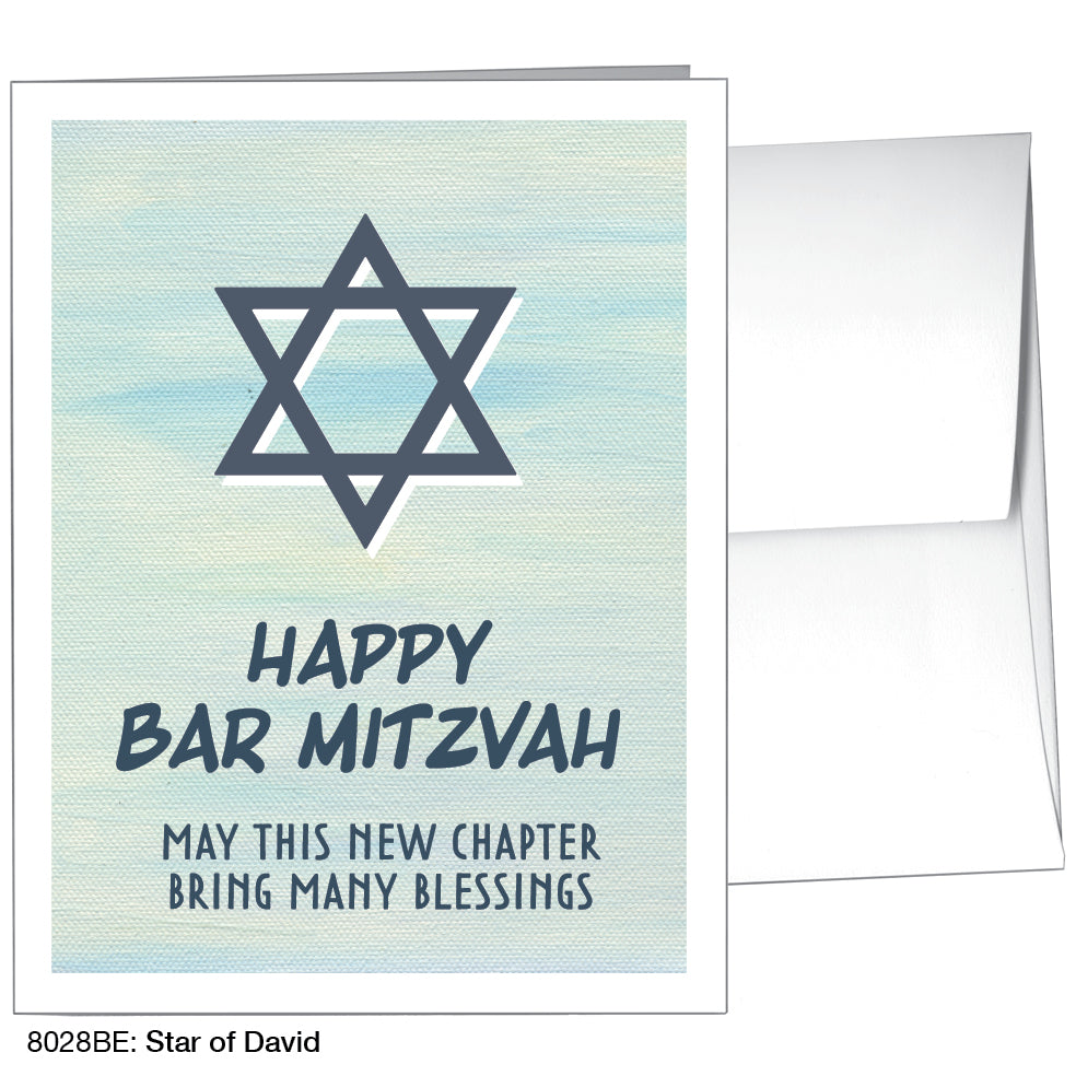 Star Of David, Greeting Card (8028BE)