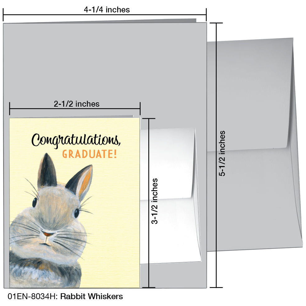 Rabbit Whiskers, Greeting Card (8034H)