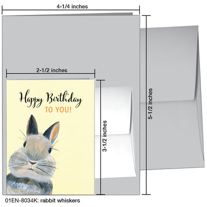 Rabbit Whiskers, Greeting Card (8034K)