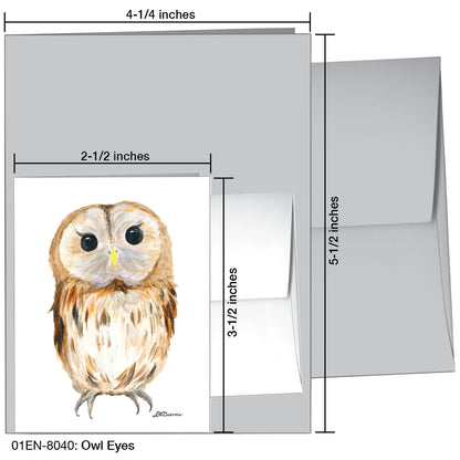 Owl Eyes, Greeting Card (8040)