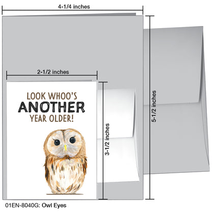 Owl Eyes, Greeting Card (8040G)