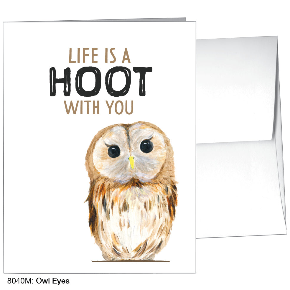 Owl Eyes, Greeting Card (8040M)