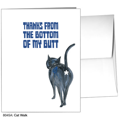 Cat Walk, Greeting Card (8045A)