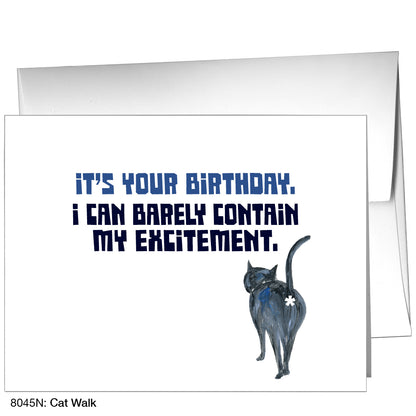 Cat Walk, Greeting Card (8045N)