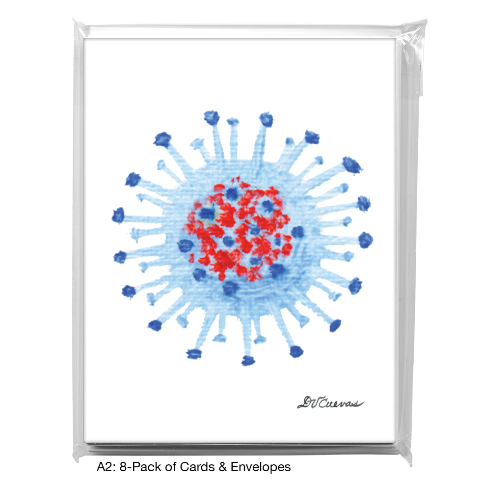 Virus, Greeting Card (8050)