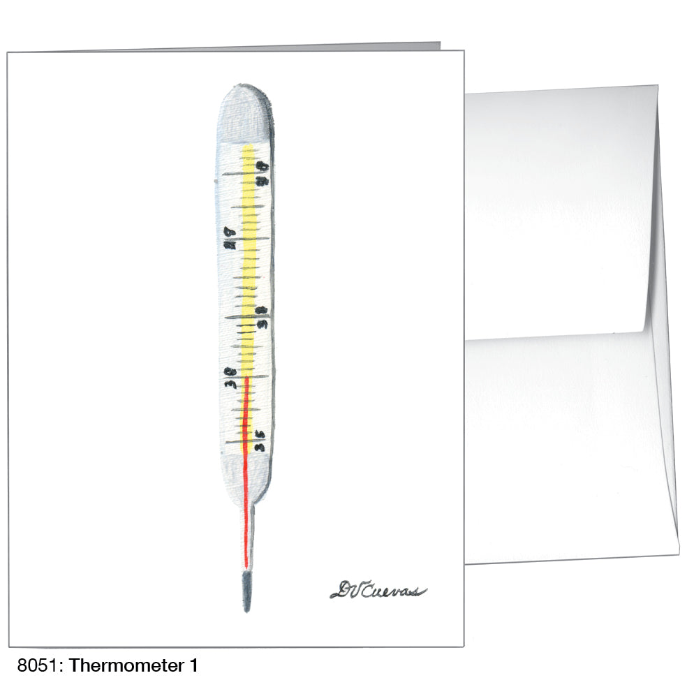 Thermometer 1, Greeting Card (8051)