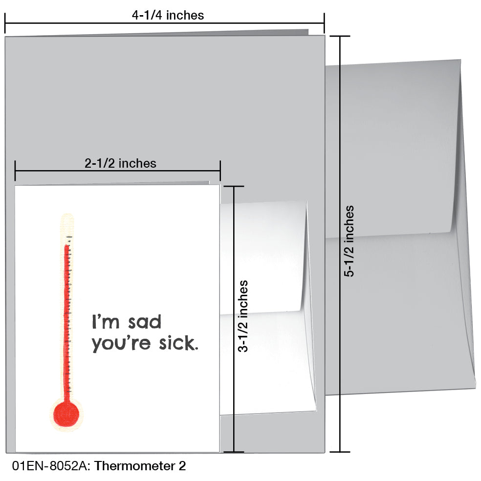 Thermometer 2, Greeting Card (8052A)