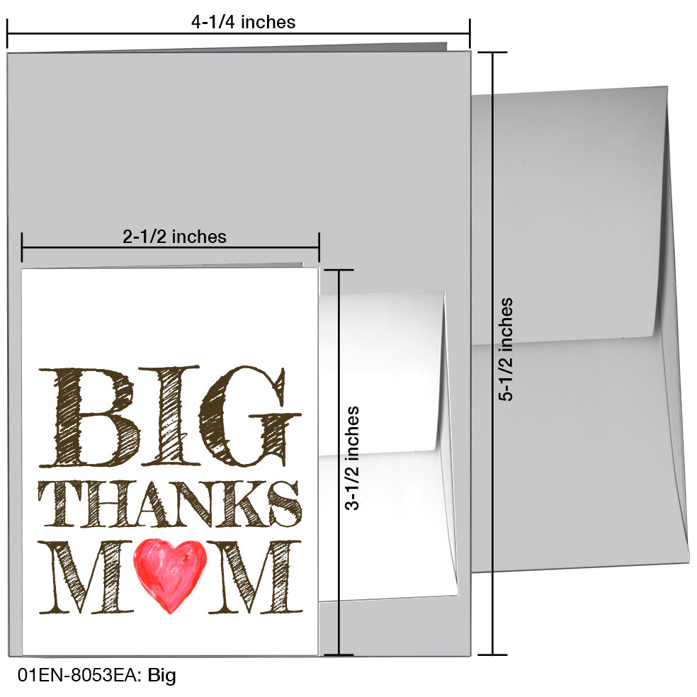 Big, Greeting Card (8053EA)