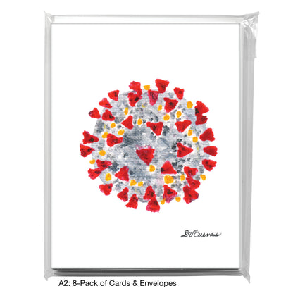 Virus1, Greeting Card (8056)