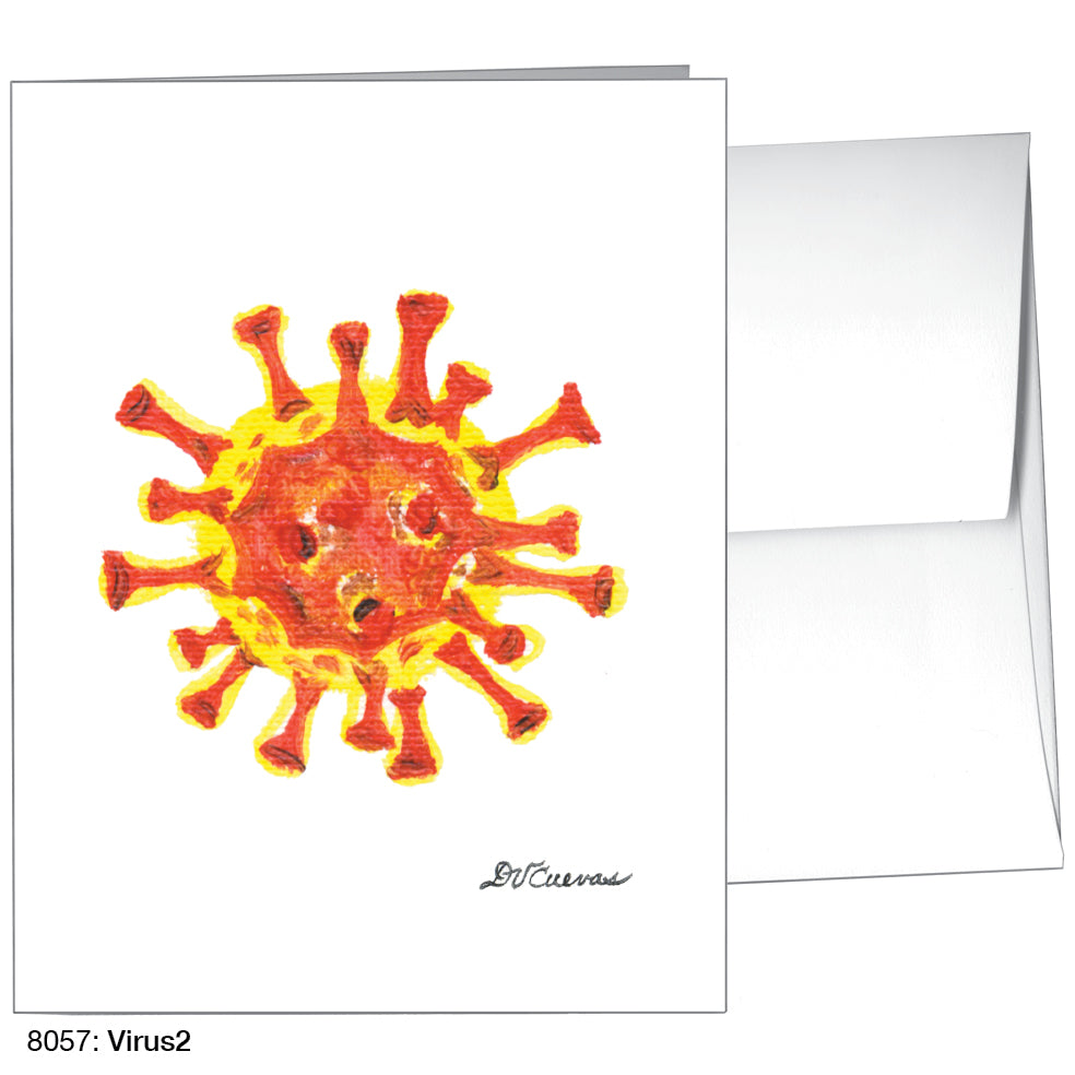 Virus2, Greeting Card (8057)