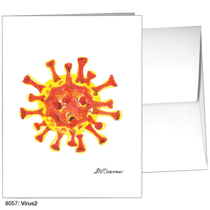 Virus2, Greeting Card (8057)