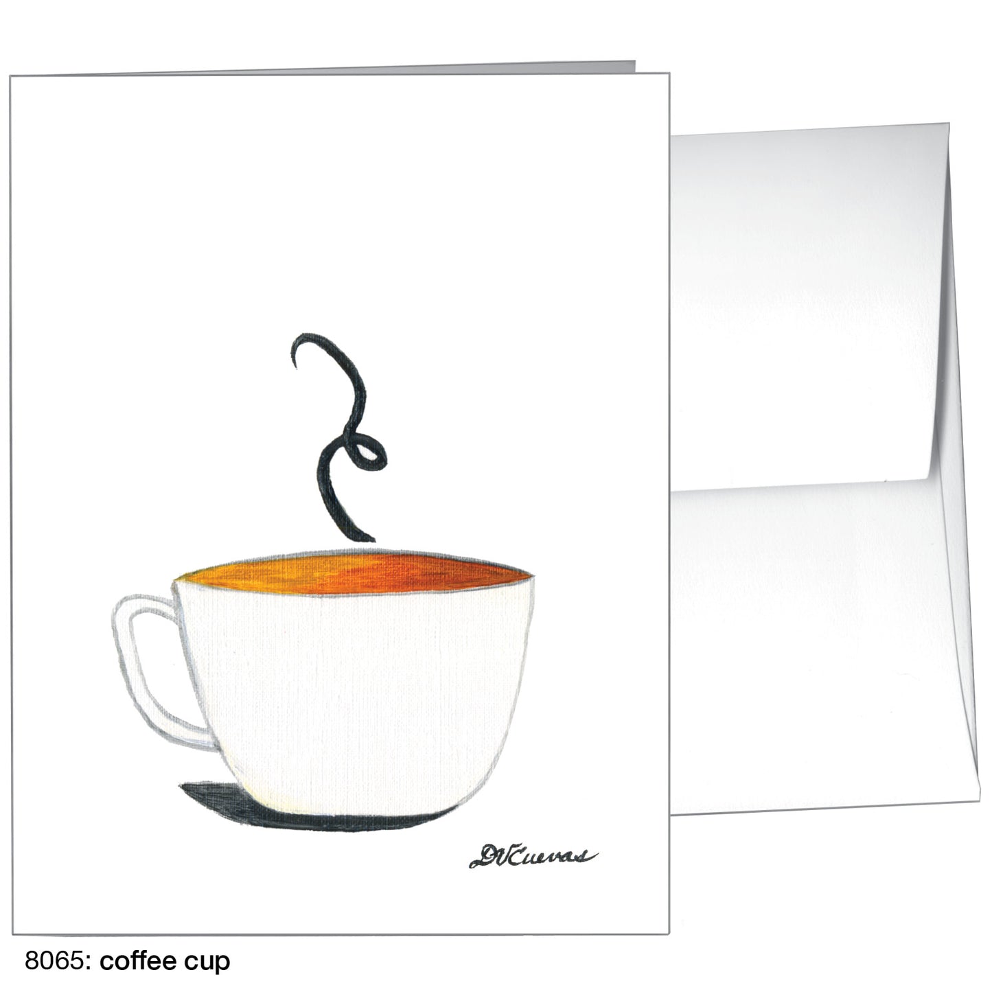 Coffee Cup, Greeting Card (8065)