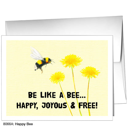 Happy Bee, Greeting Card (8066A)