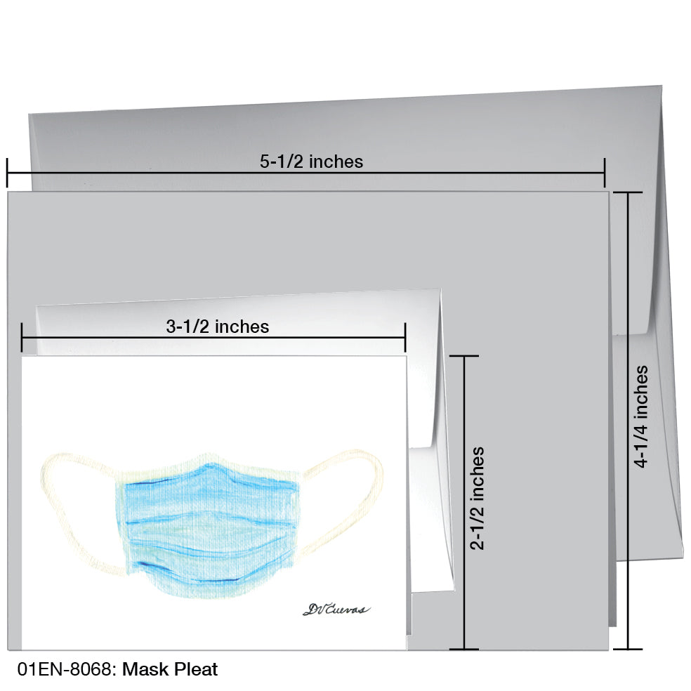 Mask Pleat, Greeting Card (8068)