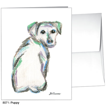 Puppy, Greeting Card (8071)