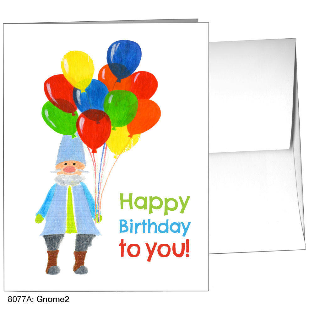 Gnome2, Greeting Card (8077A)