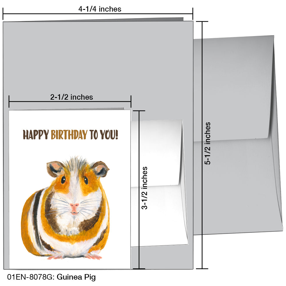 Guinea Pig, Greeting Card (8078G)