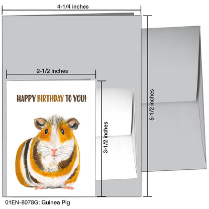 Guinea Pig, Greeting Card (8078G)