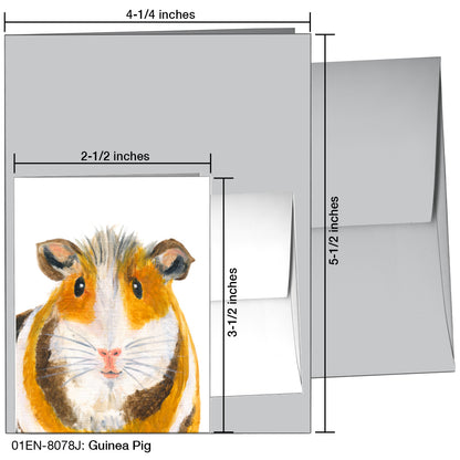 Guinea Pig, Greeting Card (8078J)