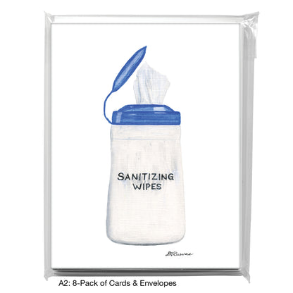 Sanitizing Wipes, Greeting Card (8080)