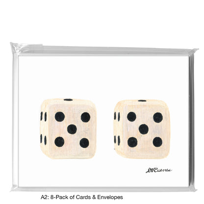 Dice, Greeting Card (8085)