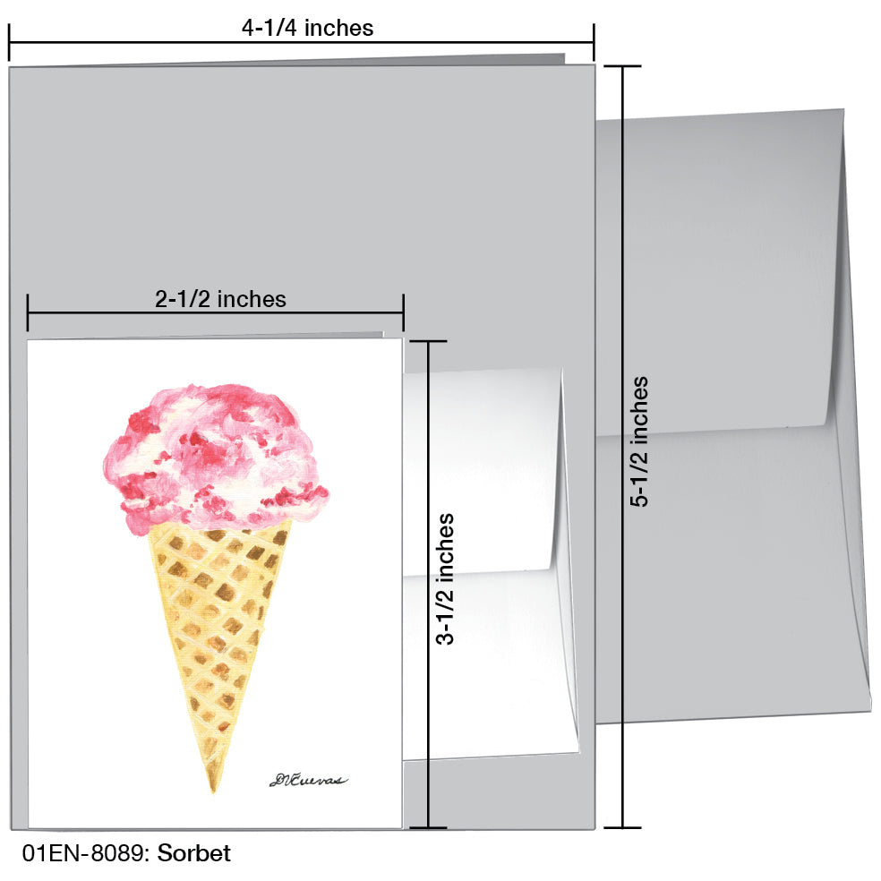 Sorbet, Greeting Card (8089)