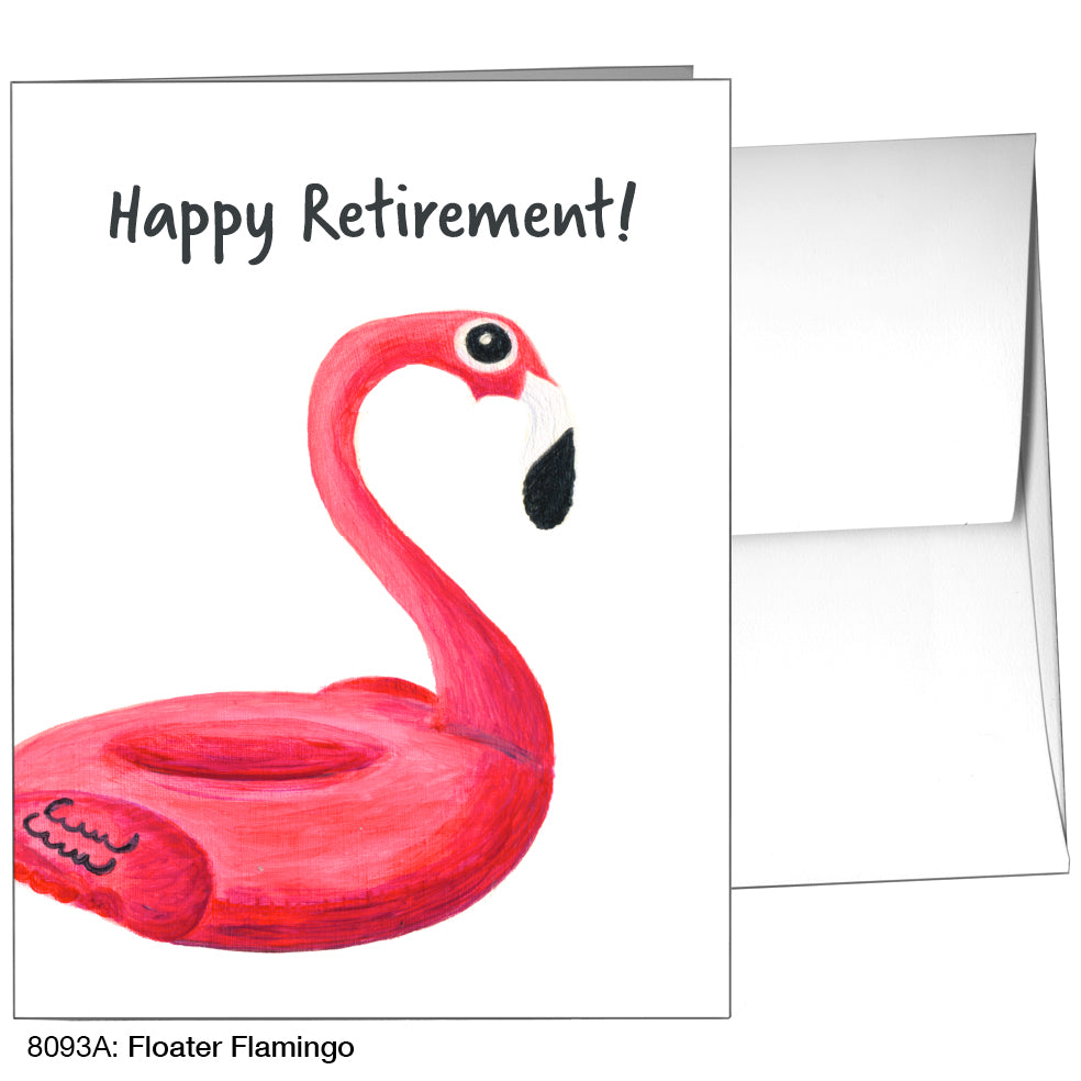 Floater Flamingo, Greeting Card (8093A)