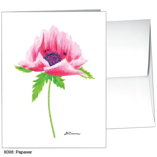 Papaver, Greeting Card (8098)