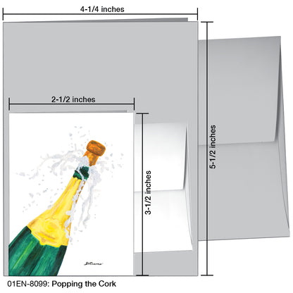 Popping The Cork, Greeting Card (8099)