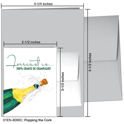 Popping The Cork, Greeting Card (8099C)