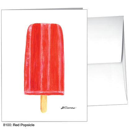 Red Popsicle, Greeting Card (8100)