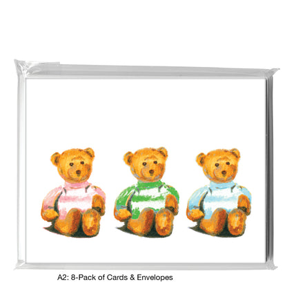 Teddies, Greeting Card (8103)