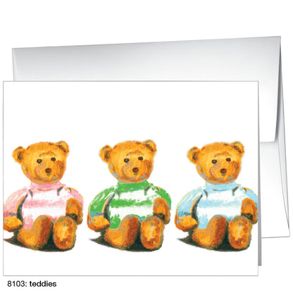 Teddies, Greeting Card (8103)