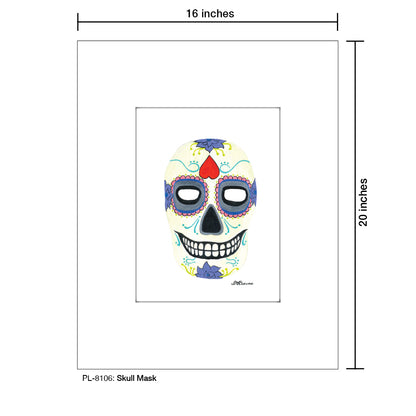 Skull Mask, Print (#8106)