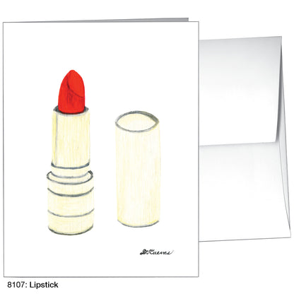 Lipstick, Greeting Card (8107)