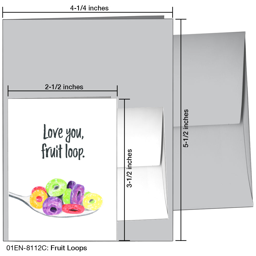 Fruit Loops, Greeting Card (8112C)