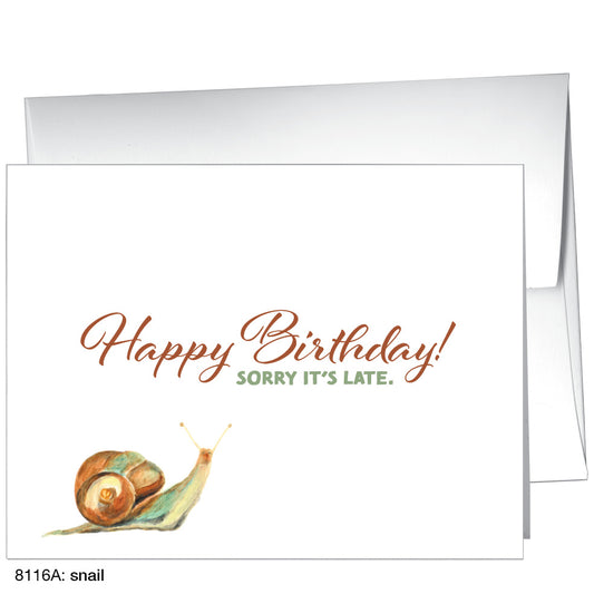 Snail, Greeting Card (8116A)