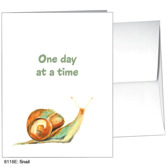 Snail, Greeting Card (8116E)