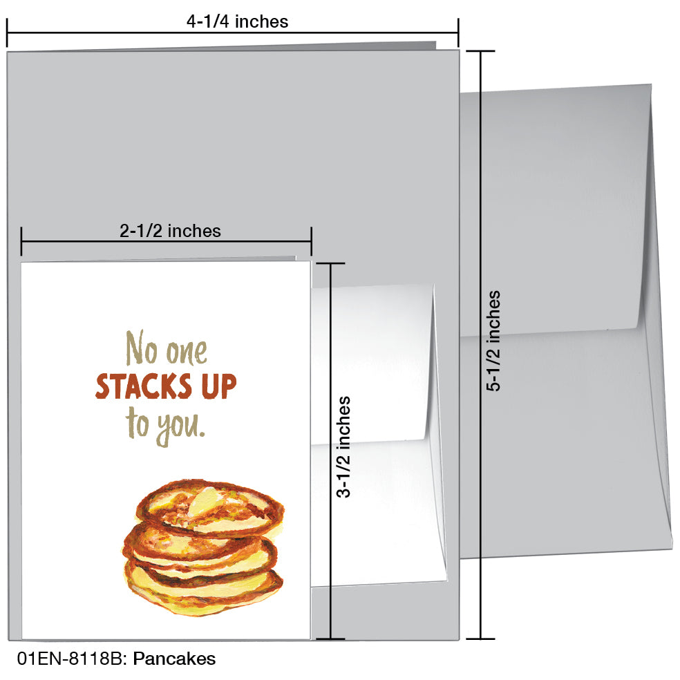 Pancakes, Greeting Card (8118B)