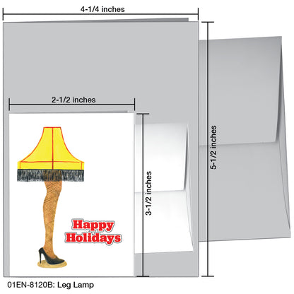 Leg Lamp, Greeting Card (8120B)