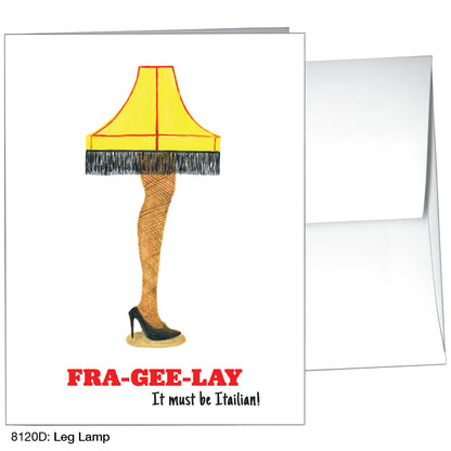 Leg Lamp, Greeting Card (8120D)