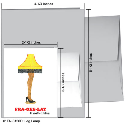 Leg Lamp, Greeting Card (8120D)